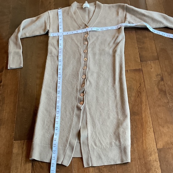 Wilfred Brown Long Sleeve Cardigan Dress - Picture 4 of 6